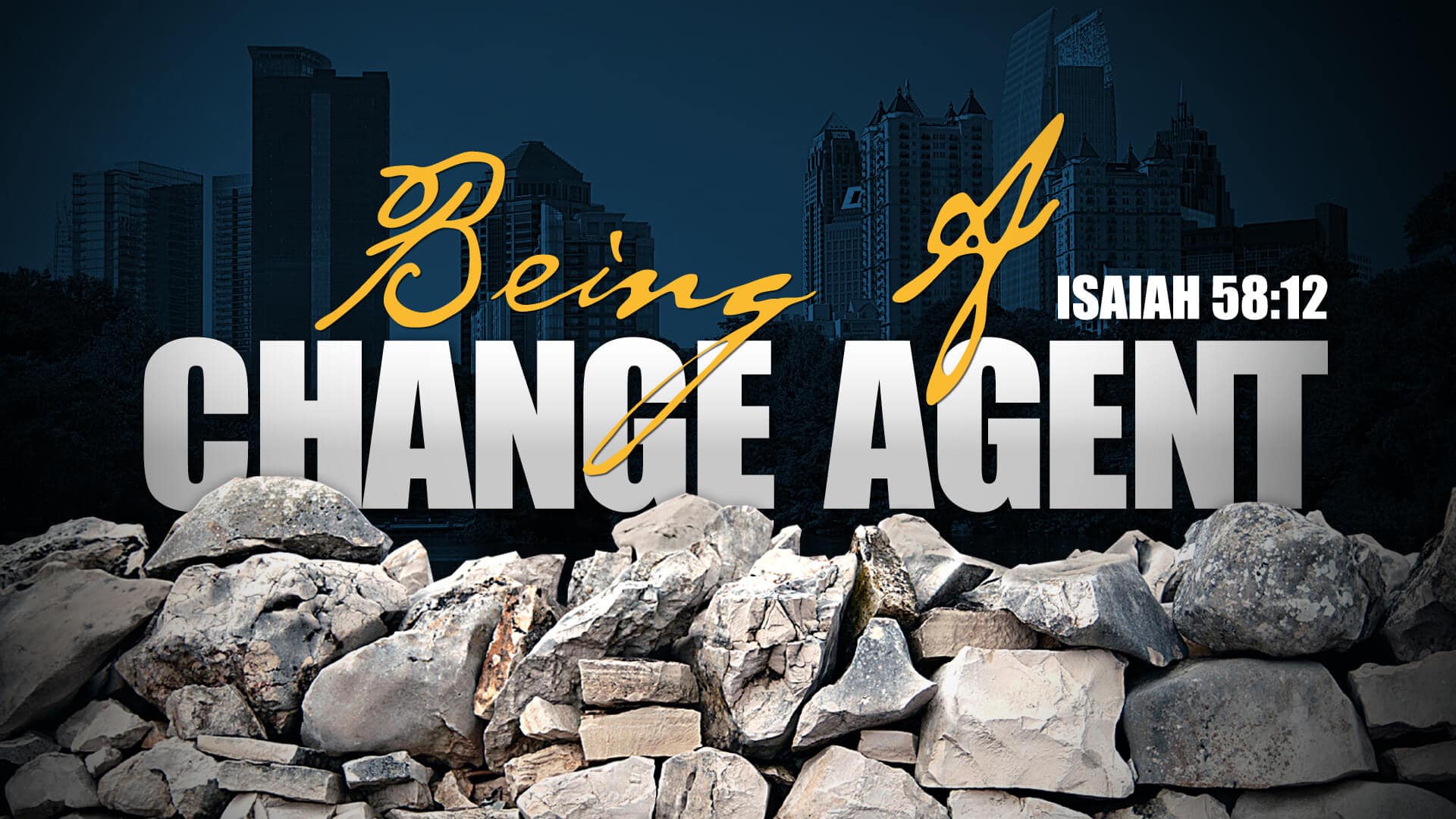 Being a Change Agent