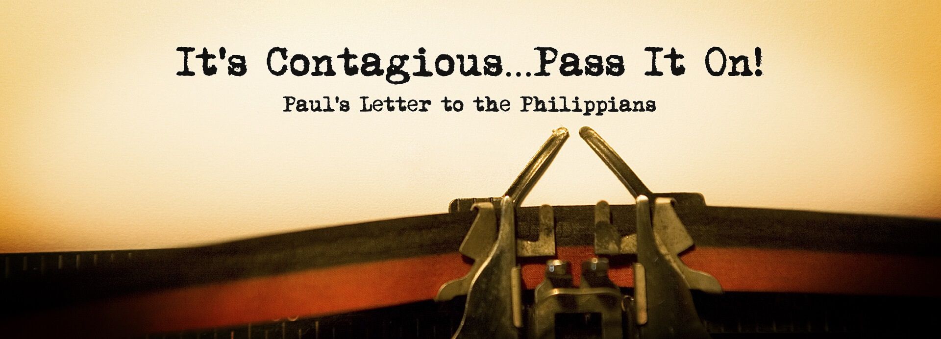 It's Contagious - Pass it On