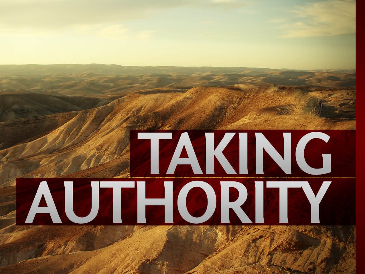 Taking Authority